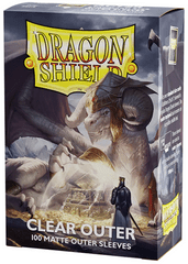 Dragon Shield Sleeves - Outer Sleeves - Matte Clear 100 count
